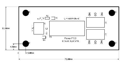 Carte relais scaleo systems Typ 24V 2 inverseurs (RT) 24 V/DC 1 pc(s)