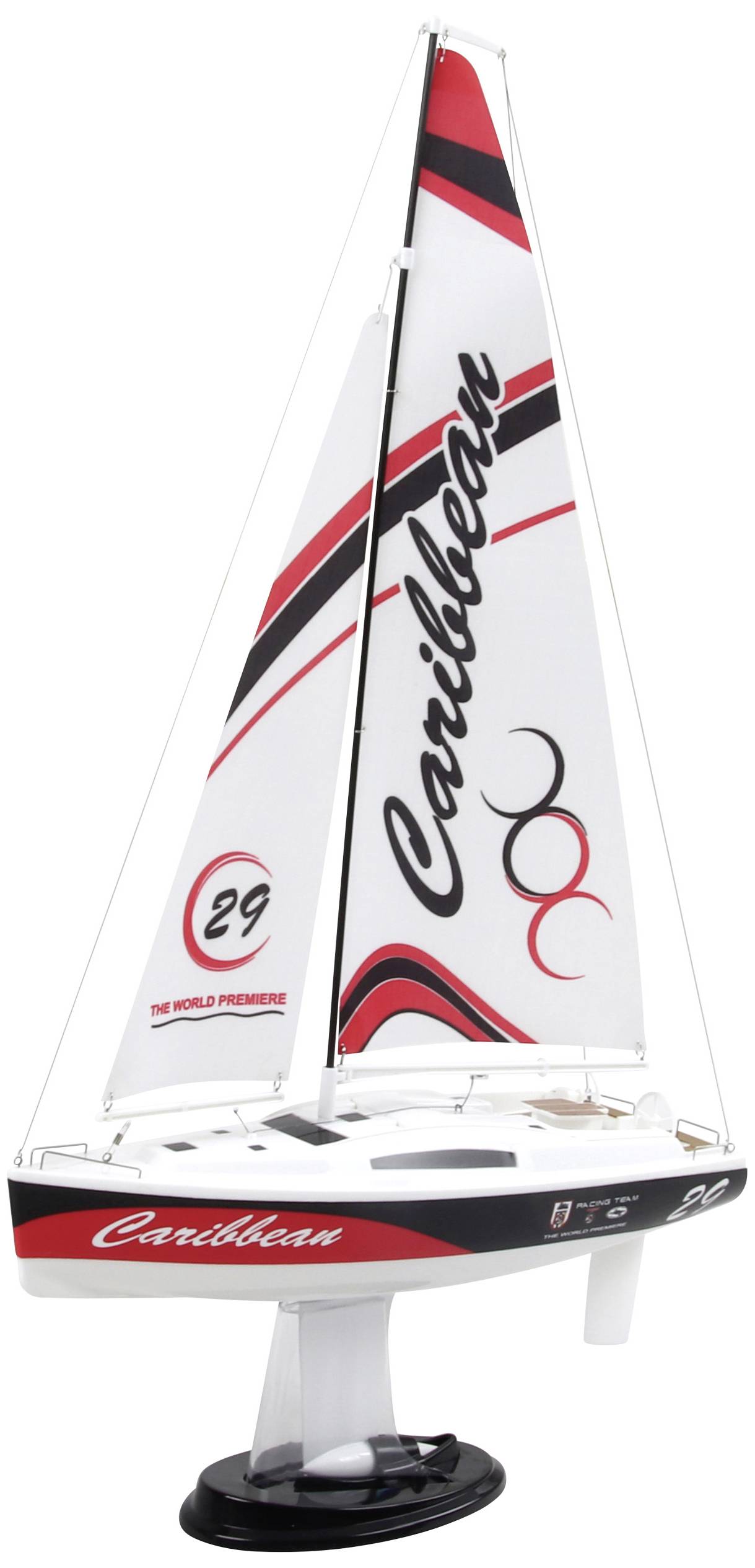 Joysway Yacht des Caraïbes V2 Voilier RC prêt à fonctionner (RtR) 260 mm