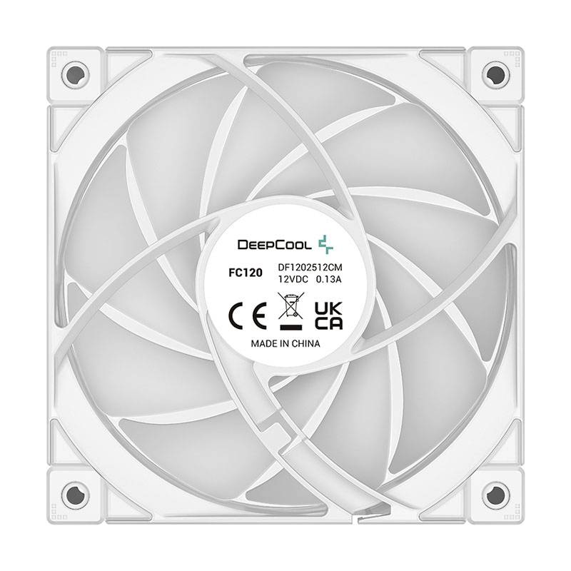 DeepCool FC120 ARGB Ventilateur pour PC blanc (l x H x P) 120 x 25 x 120 mm