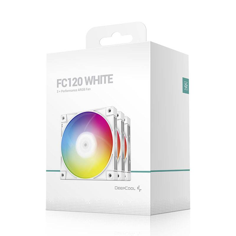 DeepCool FC120 ARGB Ventilateur pour PC blanc (l x H x P) 120 x 25 x 120 mm