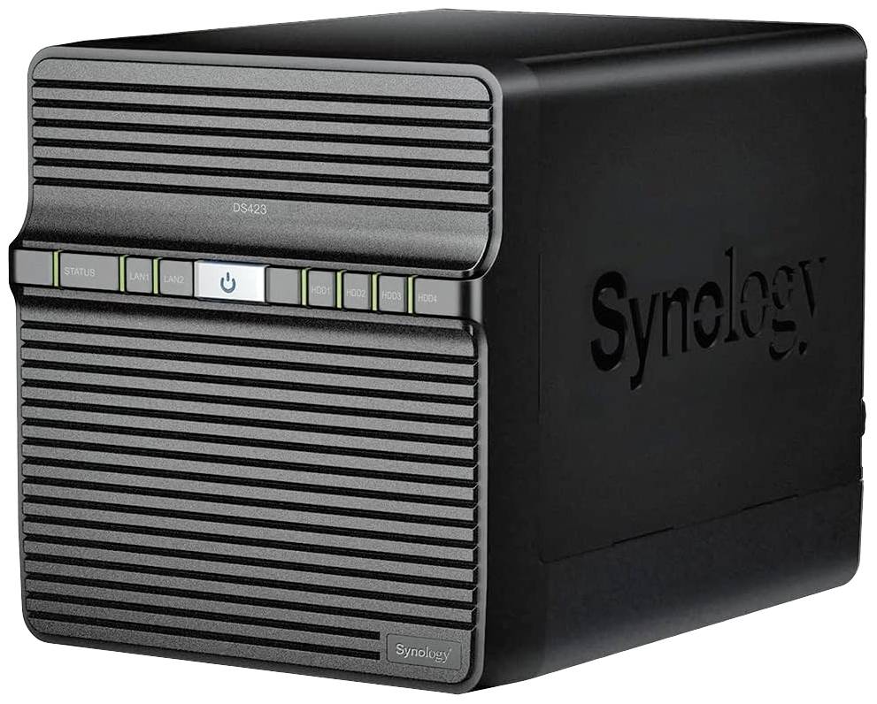 Serveur NAS Reconditionné (bon) 16 TB Synology DS423-16TB-FR DS423-16TB-FR mise en marche par connexion LAN/WAN, interrupteur