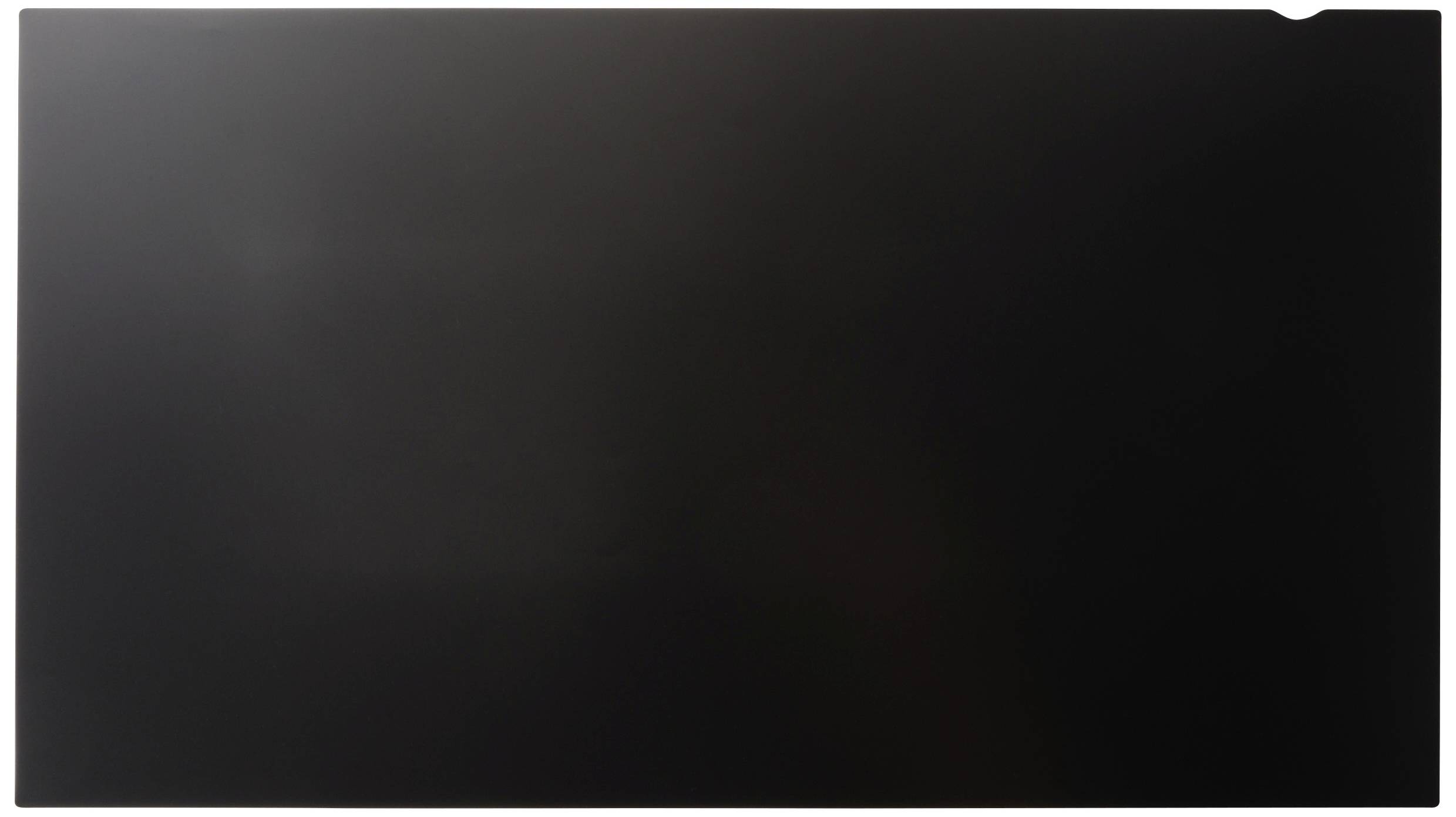 Un objet rectangulaire noir, probablement un tableau vide ou un écran sans contenu ni détails visibles.