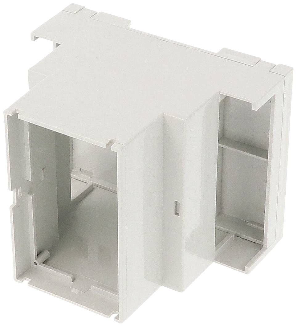Hammond Electronics 1597DIN4MH68 Boîtier pour rail ouvert 90 x 73 x 71 PPO gris clair 1 pc(s)