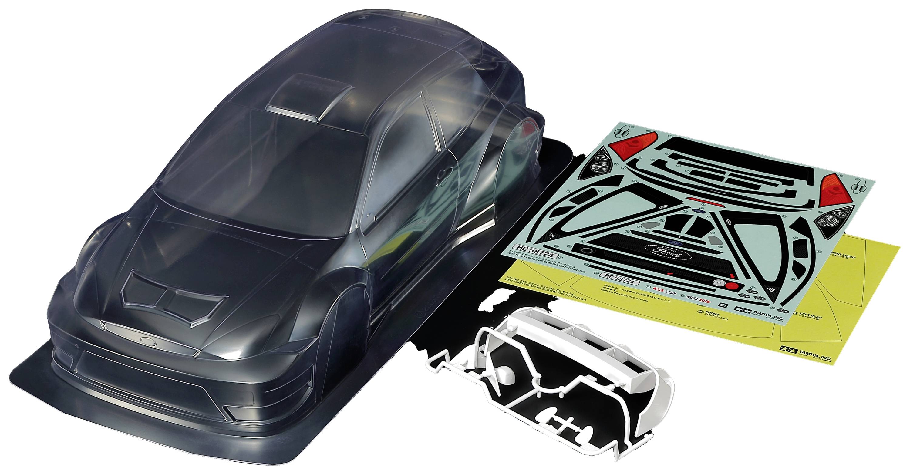 Tamiya 300051718 1:10 Carrosserie Ford Focus RS 2003 non verni