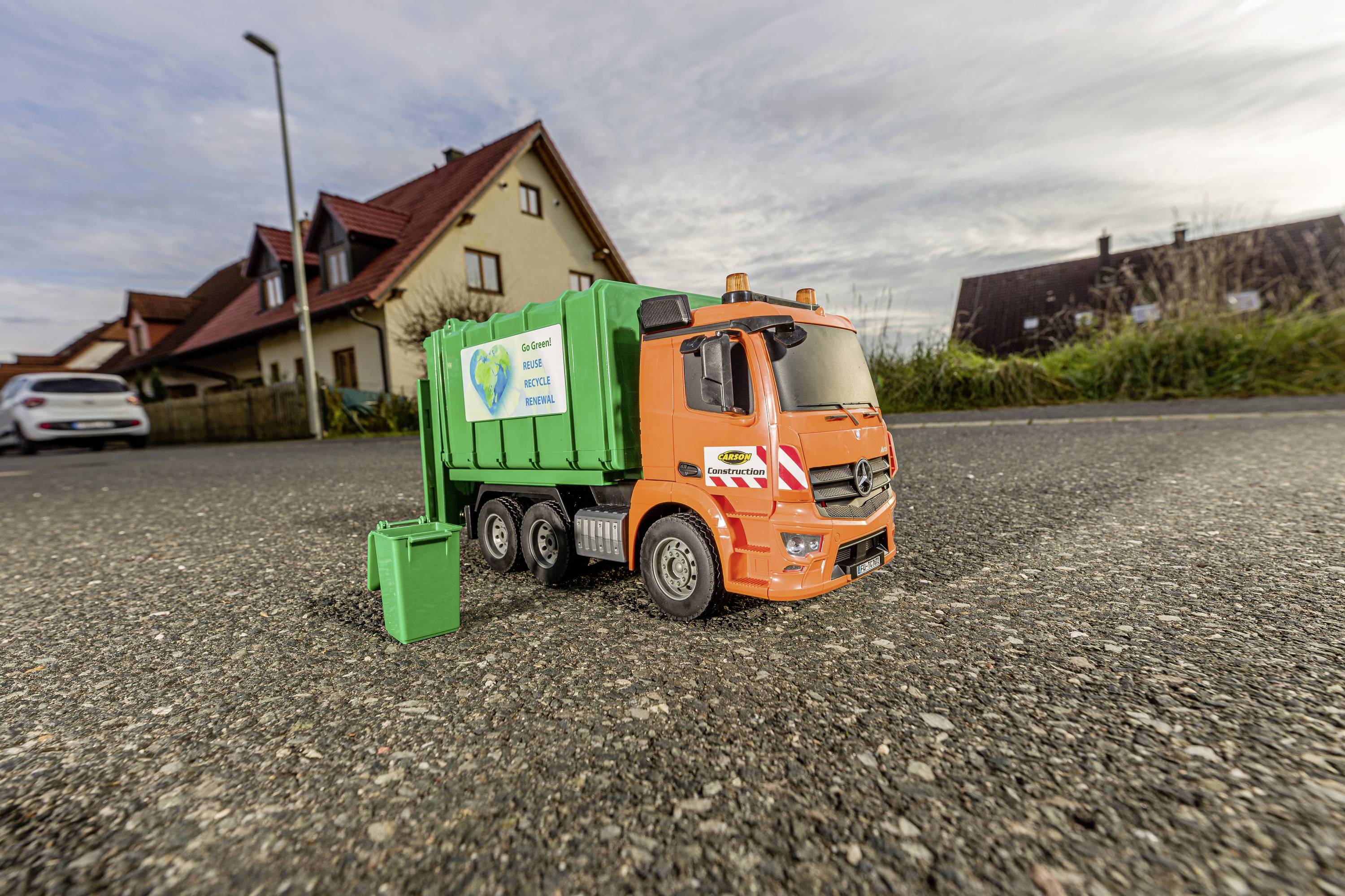 Carson Modellsport Camion à ordures MB Arocs 1:20 Modèle réduit RC débutant Camion
