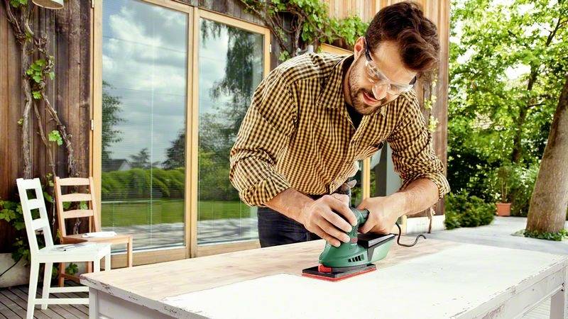 Bosch Home and Garden PSM 200 AES + SystemBox 06033B6002 Ponceuse multi 200 W 92 x 182 mm