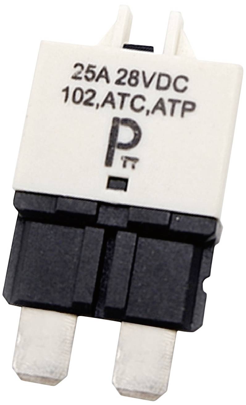 PARTS PTT Circuit Breaker Standard, type 3, Manual Reset, 25A C001-102-0096 Disjoncteur 25 A blanc 1 pc(s)