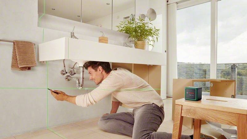 Bosch Home and Garden Quigo Green Set Laser en croix