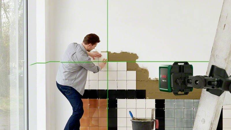 Bosch Home and Garden Quigo Green Set Laser en croix