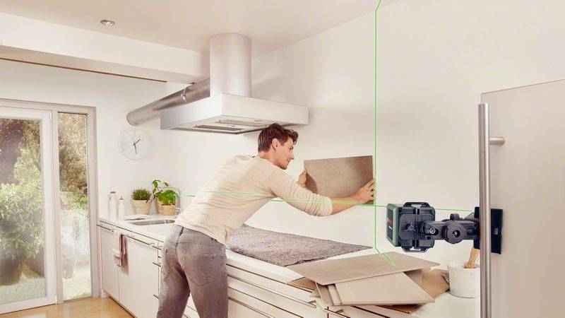 Bosch Home and Garden Quigo Green Set Laser en croix