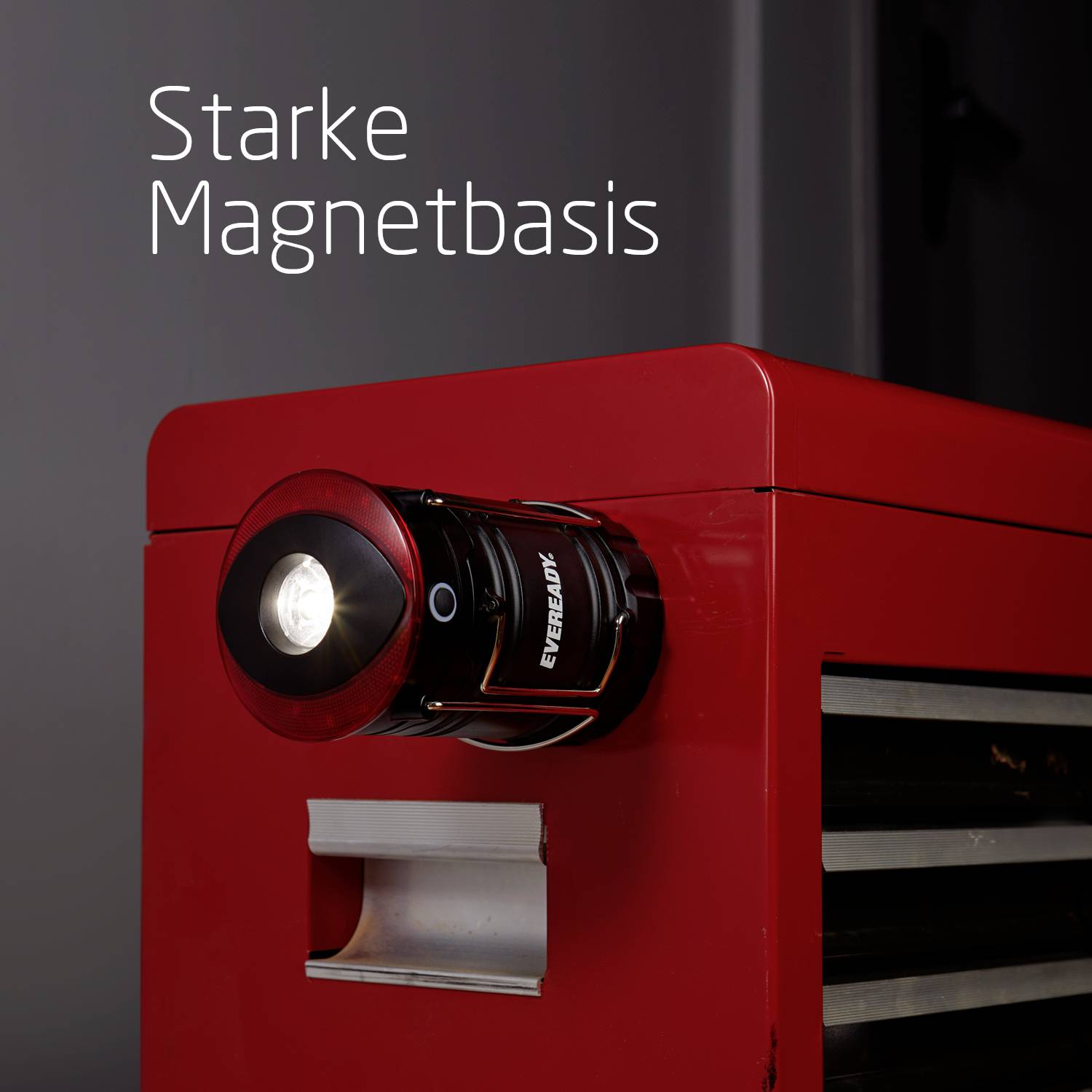 Energizer E303834400 Hybrid Power Lampe de camping, Lampe portative 300 lm noir