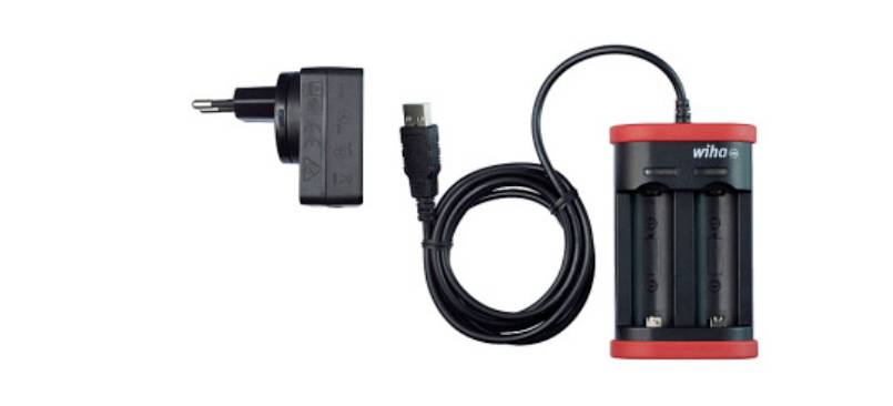 Wiha Chargeur pour batterie type 18500 Li-Ion