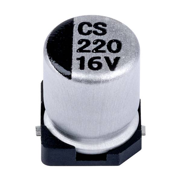 Suntan TS13C01C221MGT000RCT Condensateur électrolytique 220 µF 16 V 20 % (L x l) 7.7 mm x 6.3 mm