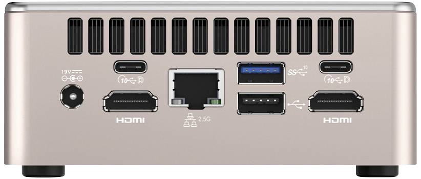 GEEKOM Mini-PC (HTPC) A 5 AMD Ryzen 7 5800H 4.4 GHz 32 GB RAM 512 GB SSD AMD Win 11 Pro A 5
