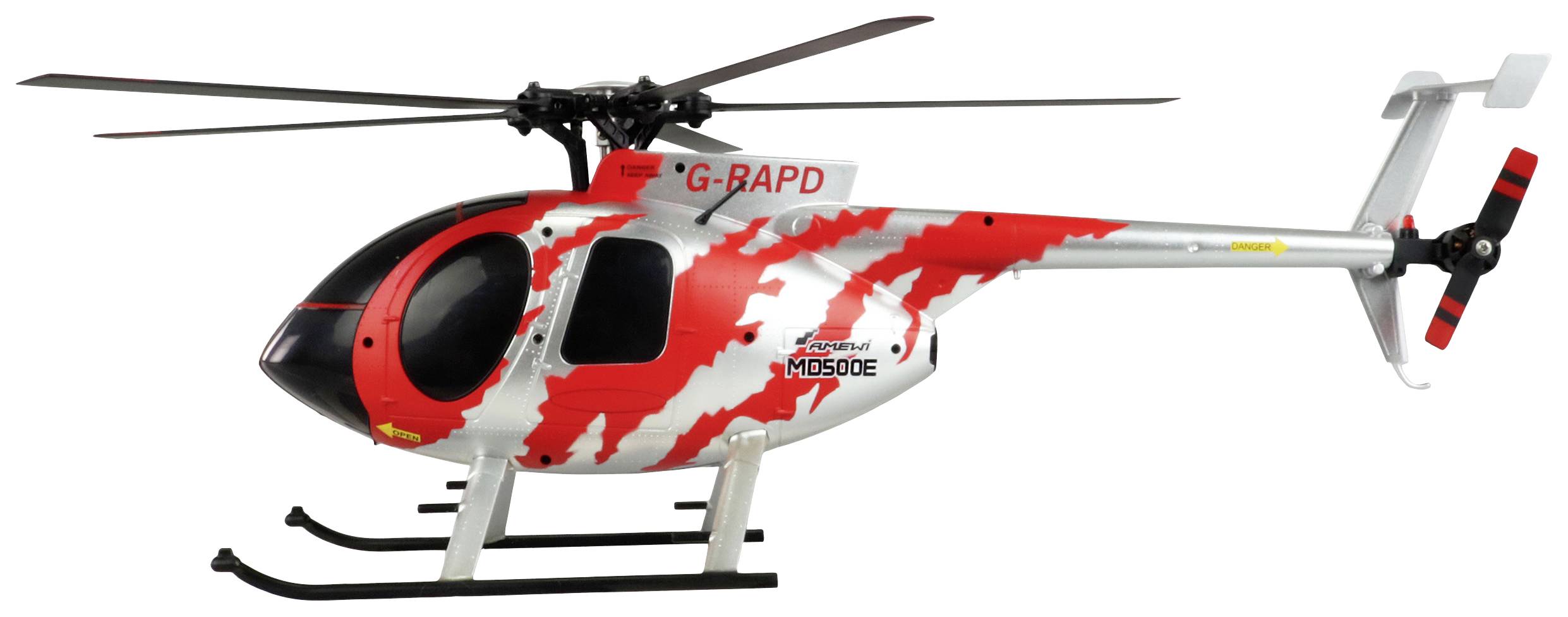 Amewi AFX MD500E Zivil Hélicoptère RC prêt à voler (RtF)