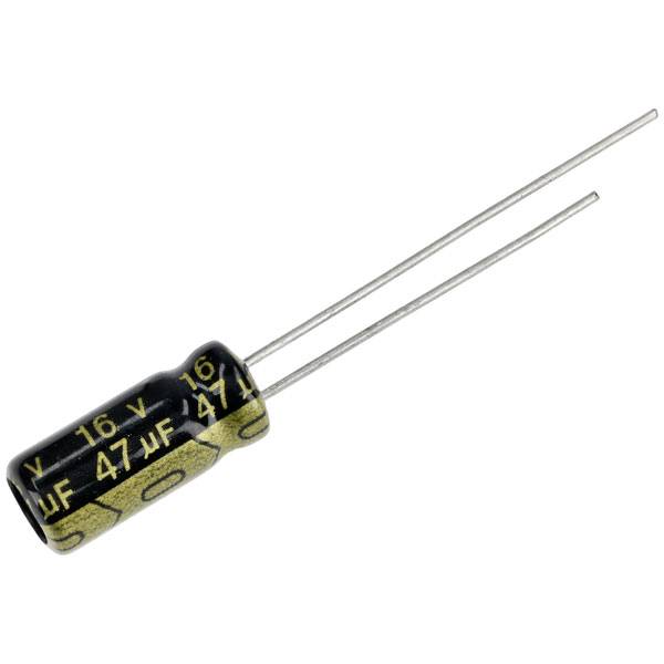 Suntan TS13DE1C470MSB030R Condensateur électrolytique 2 mm 47 µF 16 V 20 % (L x l) 11 mm x 5 mm