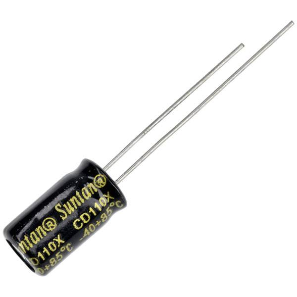 Suntan TS13DE1J220MSB0A0R Condensateur électrolytique 2.5 mm 22 µF 63 V 20 % (L x l) 11 mm x 6.3 mm