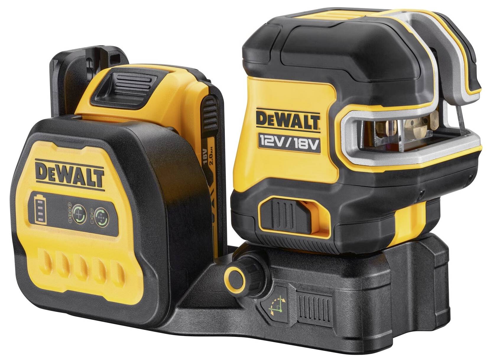 DEWALT DCE825D1G18-QW Laser en croix et à lignes