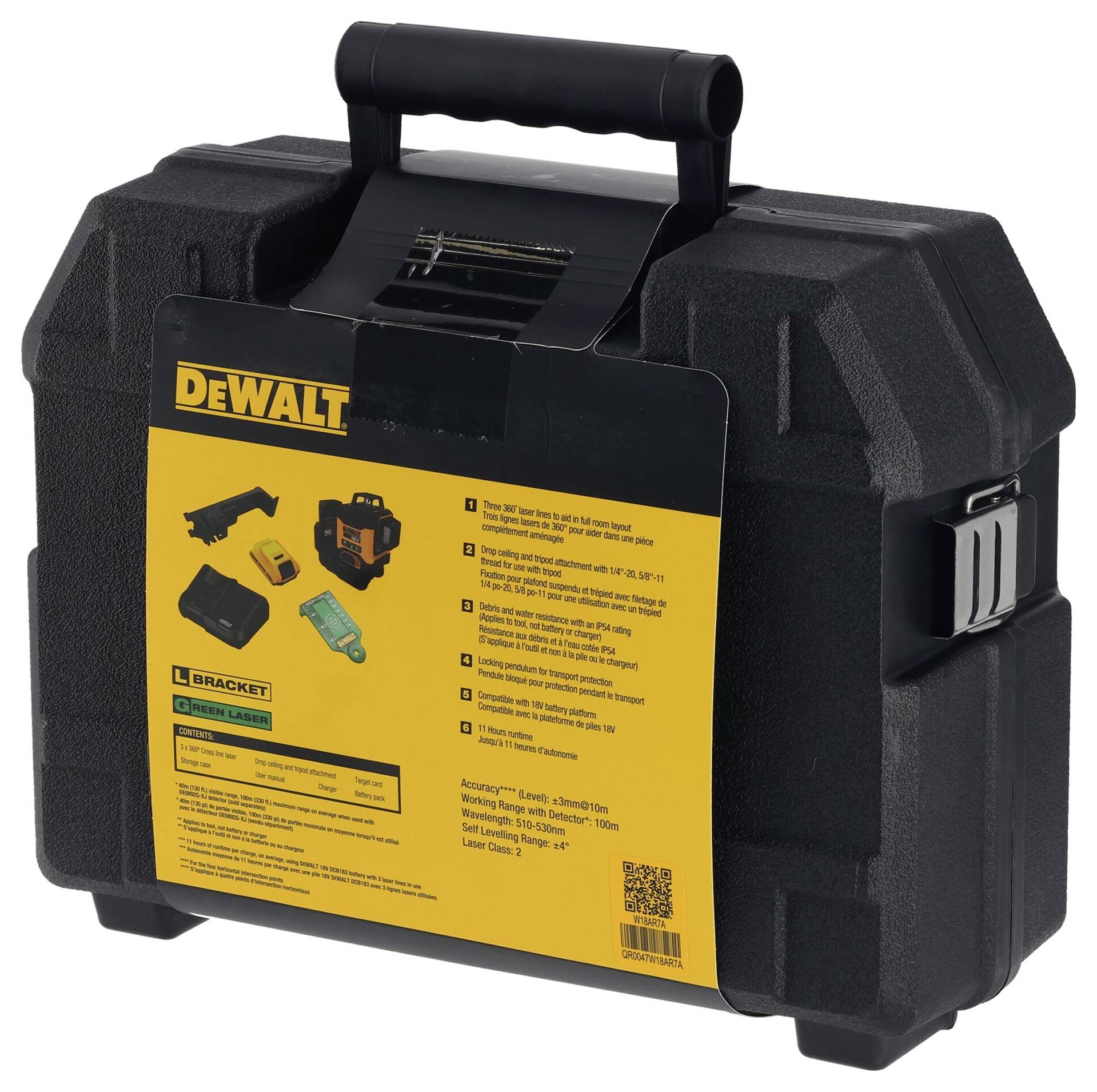 DEWALT DCLE34031D1-QW Laser à lignes