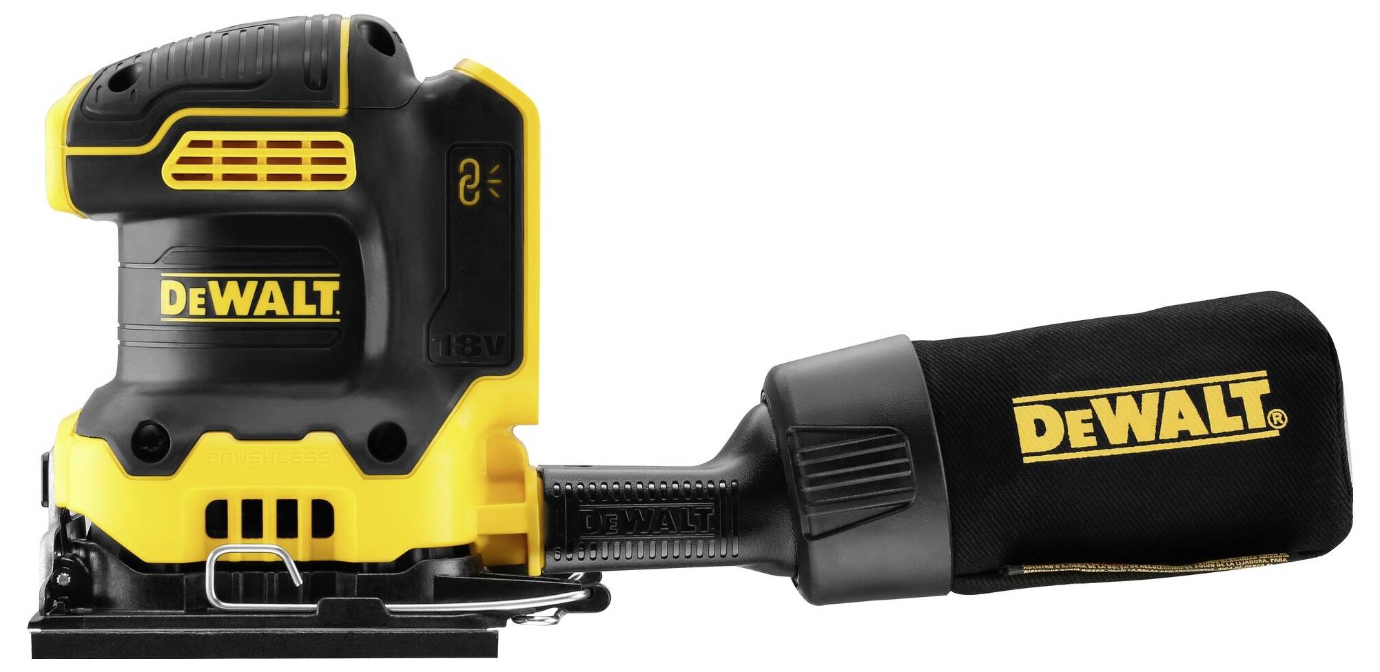 DEWALT DCW200NT-XJ Ponceuse vibrante sans fil