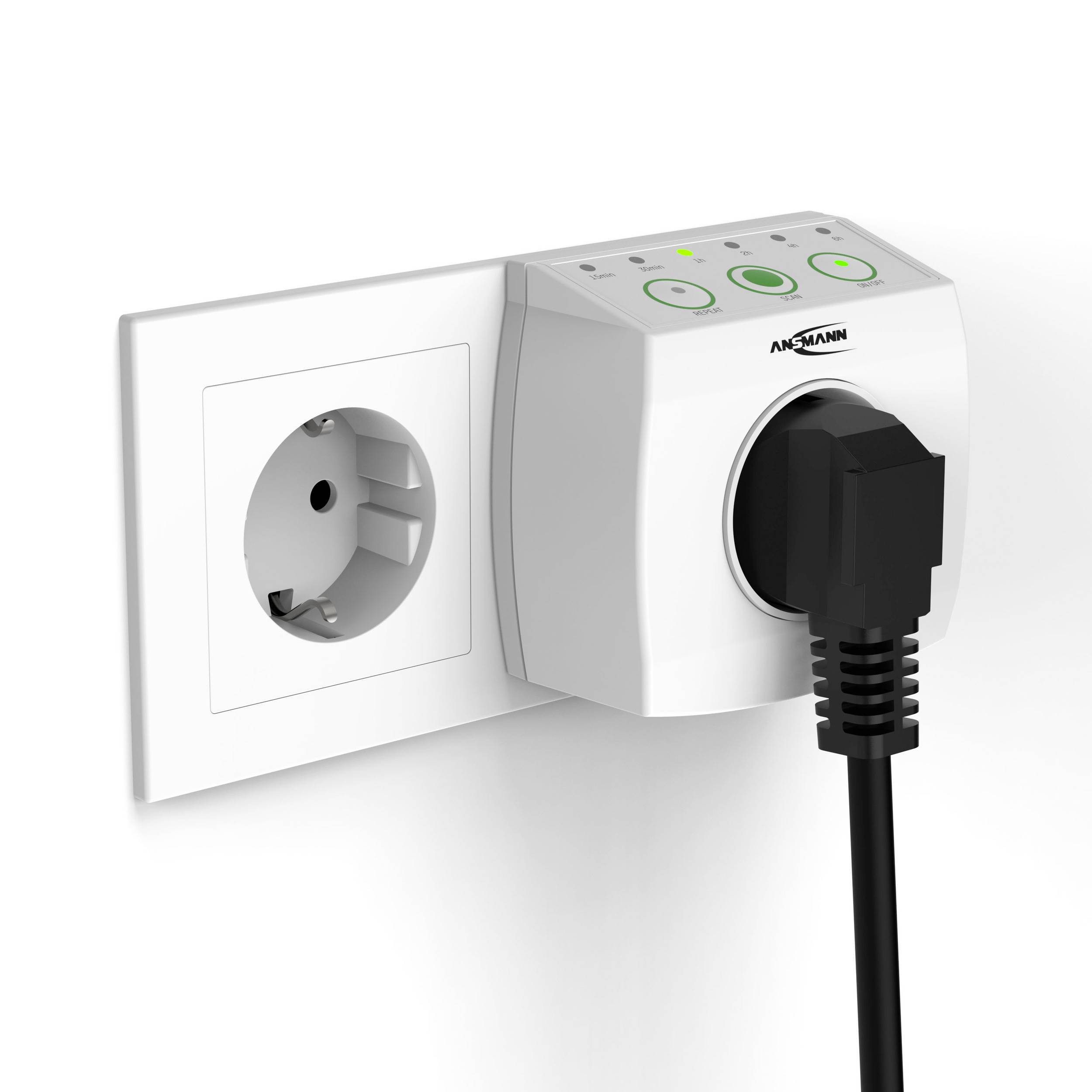 Ansmann 1260-0010 Compte à rebours numérique 3680 W IP20 fonction compte-à-rebours