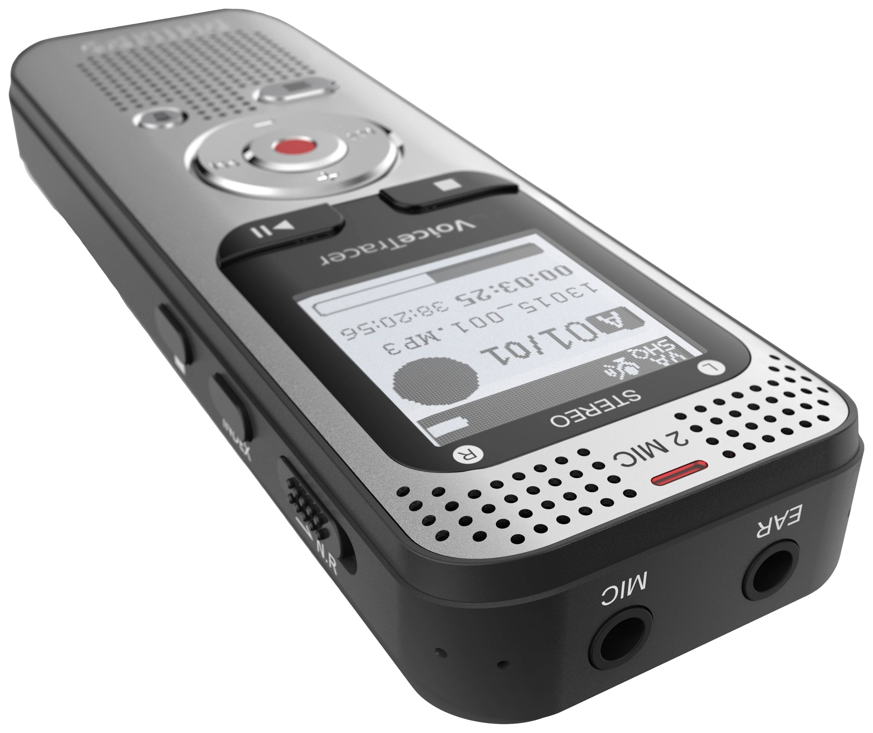 Philips DVT2015 Dictaphone numérique aluminium, noir