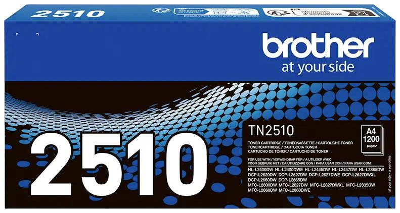 Brother Toner TN-2510 d'origine noir 1200 pages TN2510