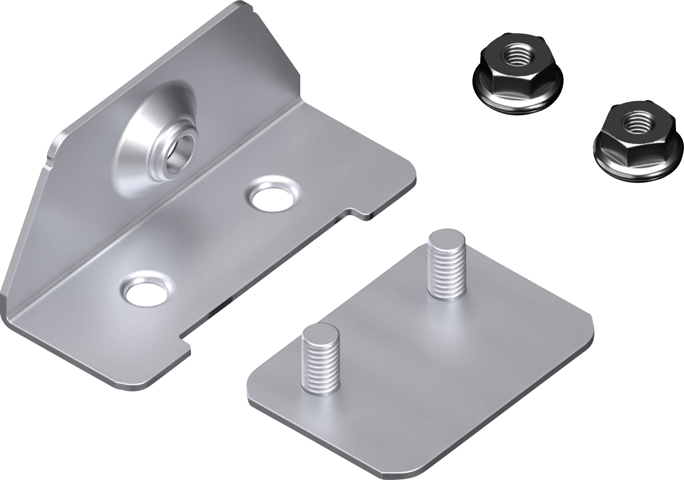 Fixation d'ouverture en option pour socle VX. Angle supplémentaire pour la fixation des volets avec baguette de brosse ou