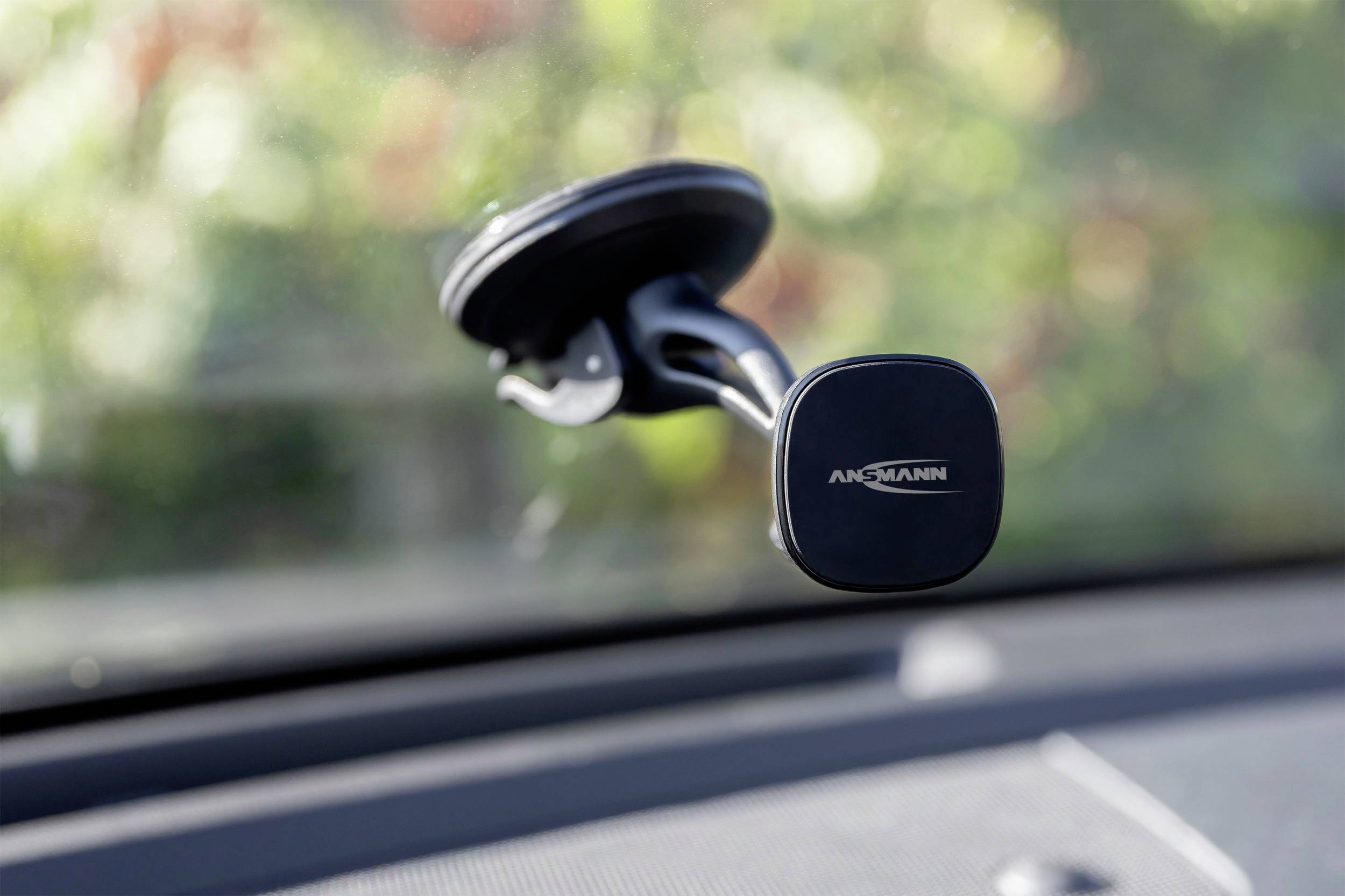 Ansmann Smart Scheibe ventouse, grille de ventilation Support de téléphone portable pour voiture fixation magnétique 2 - 12 mm