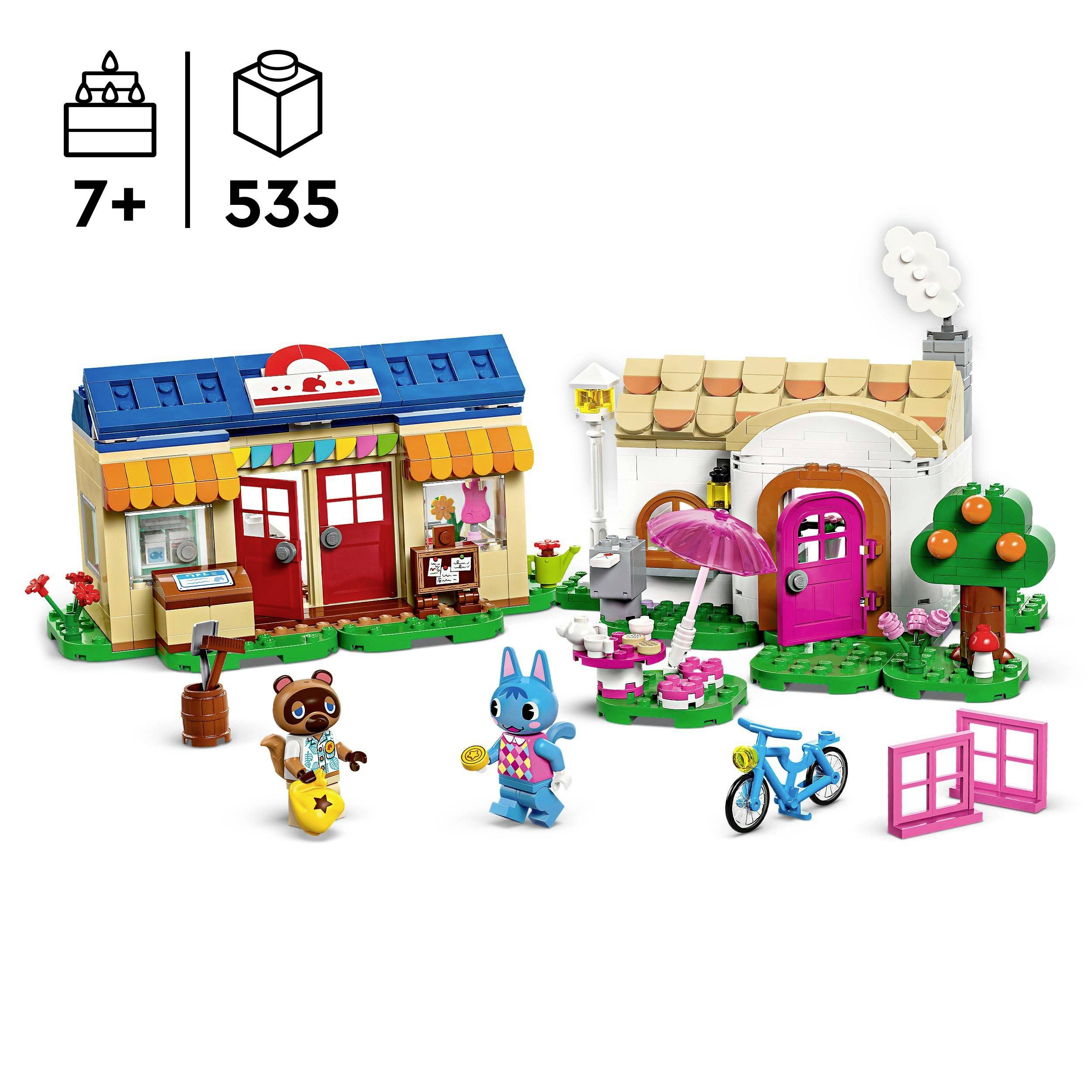 77050 LEGO® Animal Crossing Magasin de Noks et maison de Sophie
