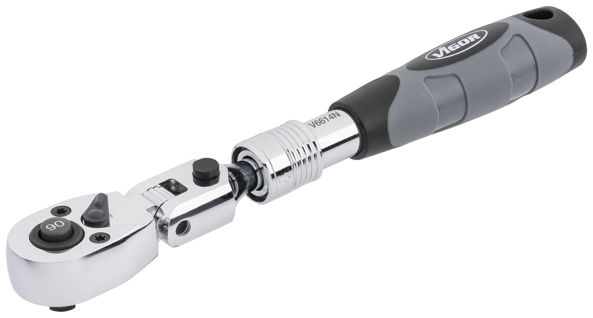 Vigor V6614N Cliquet réversible 1/4" (6.3 mm) 225 mm