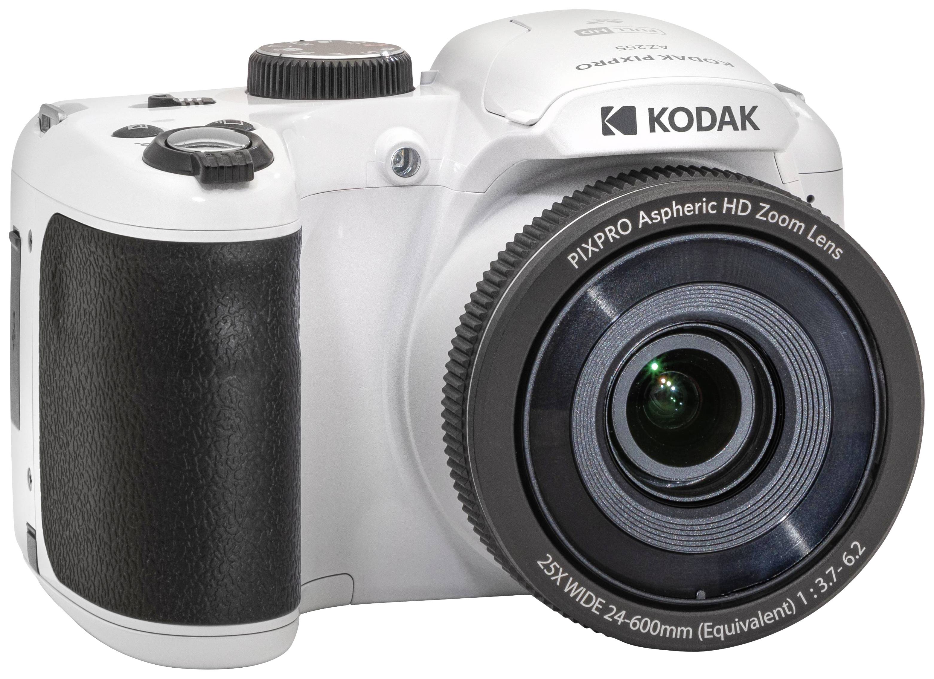 Kodak PIXPRO Astro Zoom AZ255 Appareil photo numérique 16.76 Mill. pixel Zoom optique: 25 x blanc vidéo Full HD, stabilisation