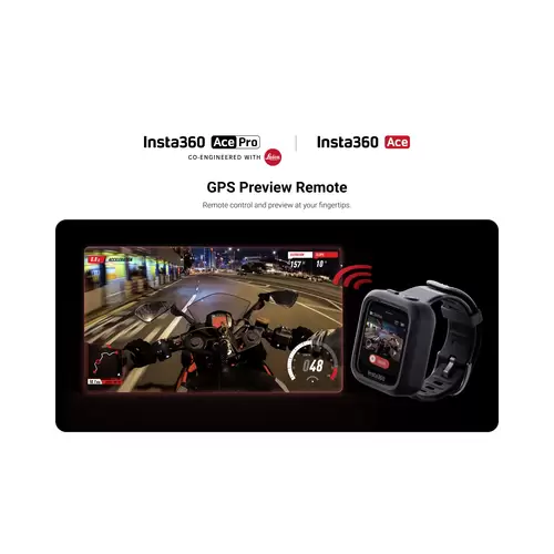 Insta360 GPS Preview Remote Télécommande Insta360 Ace, Insta360 Ace Pro Insta360 GPS Preview Remote Télécommande Insta360 Ace, Insta360 Ace Pro