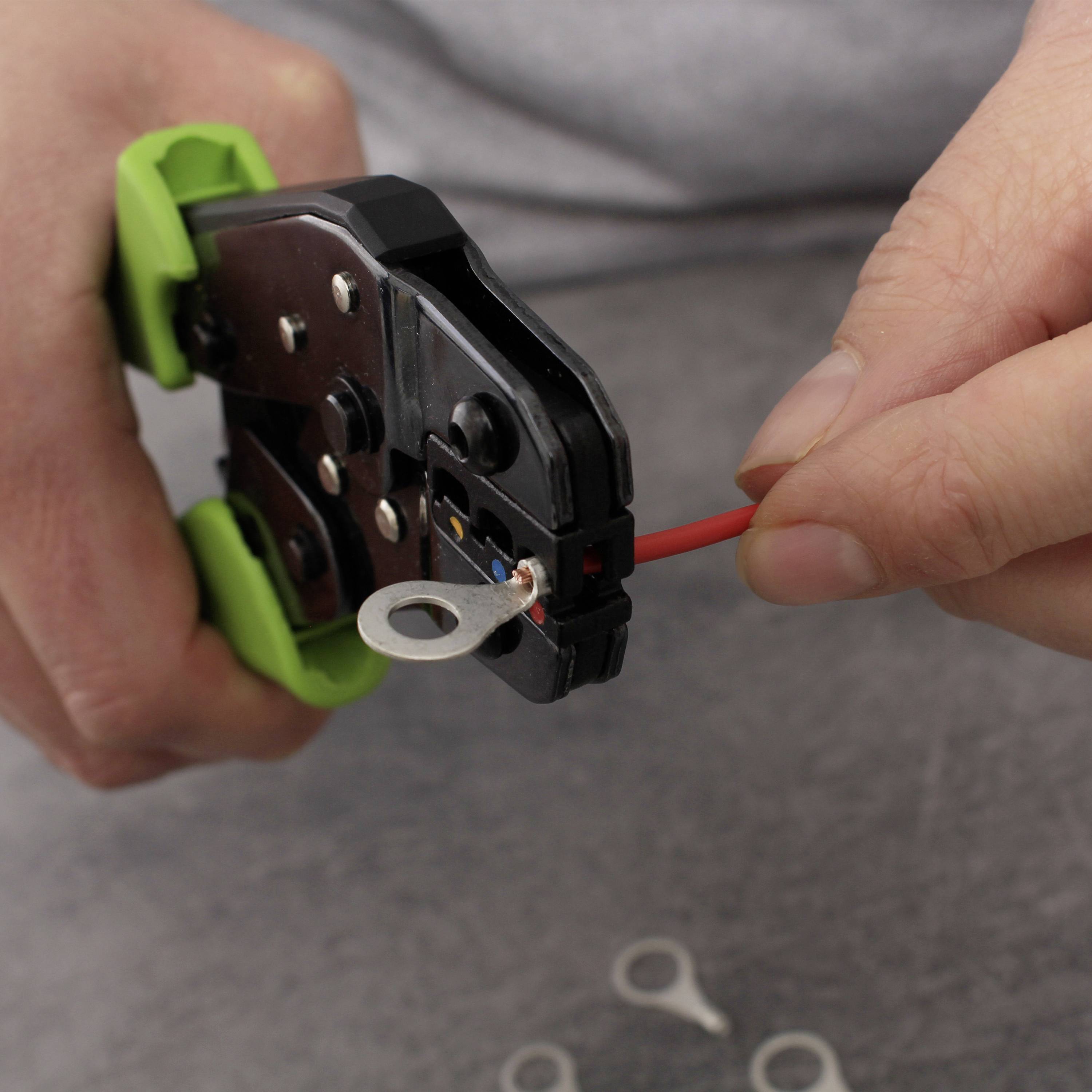 Quadrios 23C498 Cosse à oeillet Section max.=1.5 mm² Ø du trou=6.5 mm non isolé 100 pc(s)