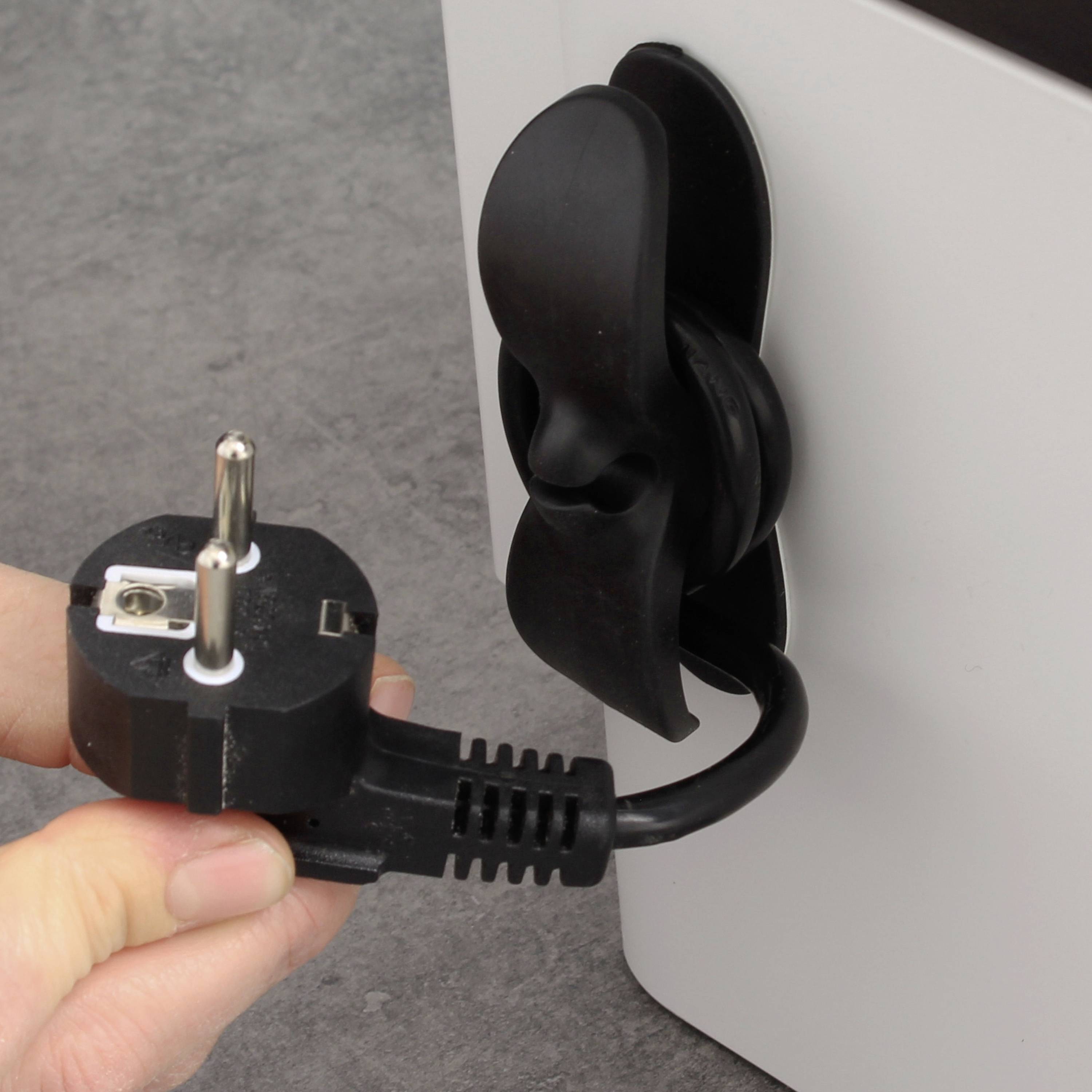 Quadrios 23CA245 Support de câble autocollant 23CA245 noir 6 pc(s)