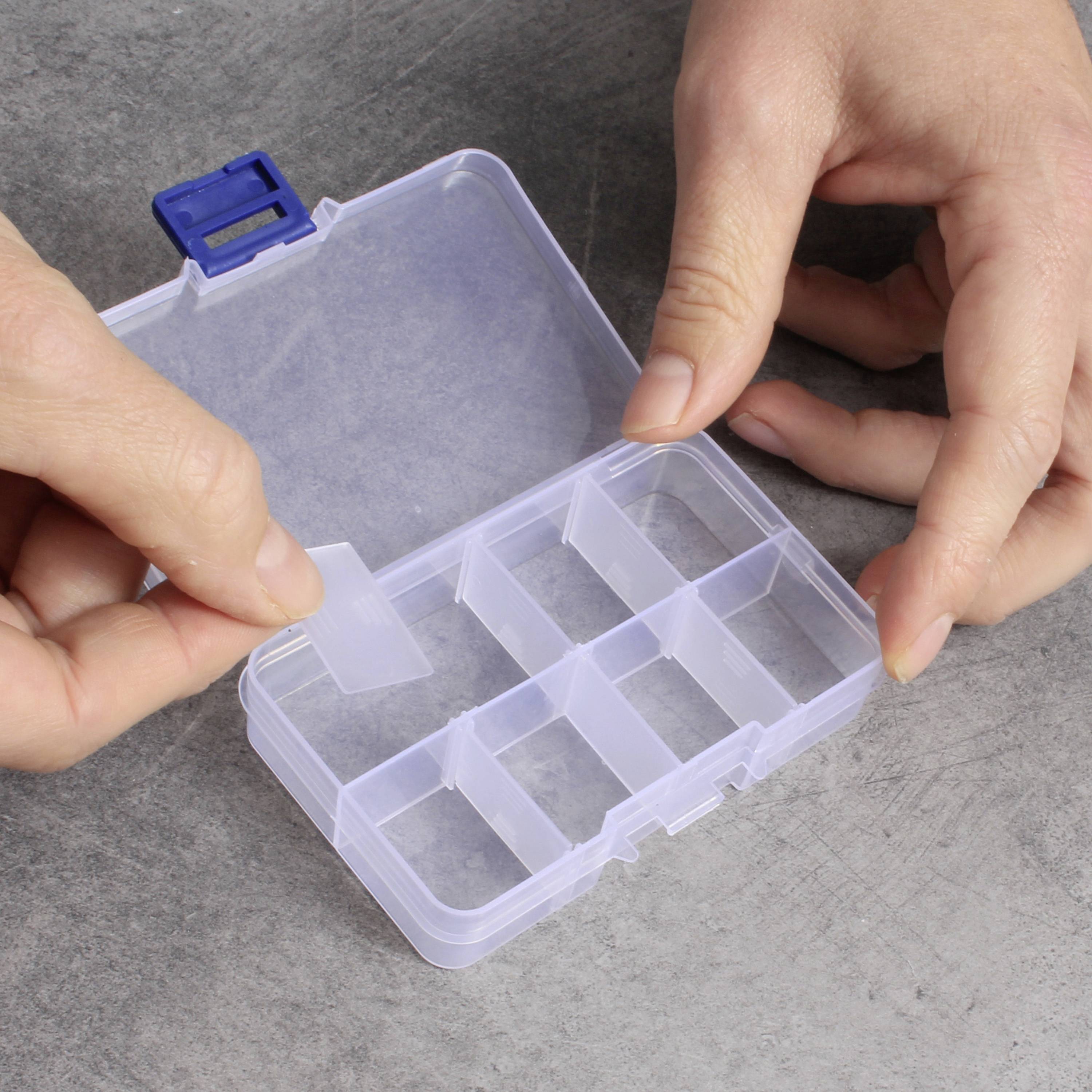 Quadrios 23SA084 Mallette de rangement (L x l x H) 10.6 x 6.5 x 2.3 cm Nombre de compartiments: 8 séparations variables Contenu