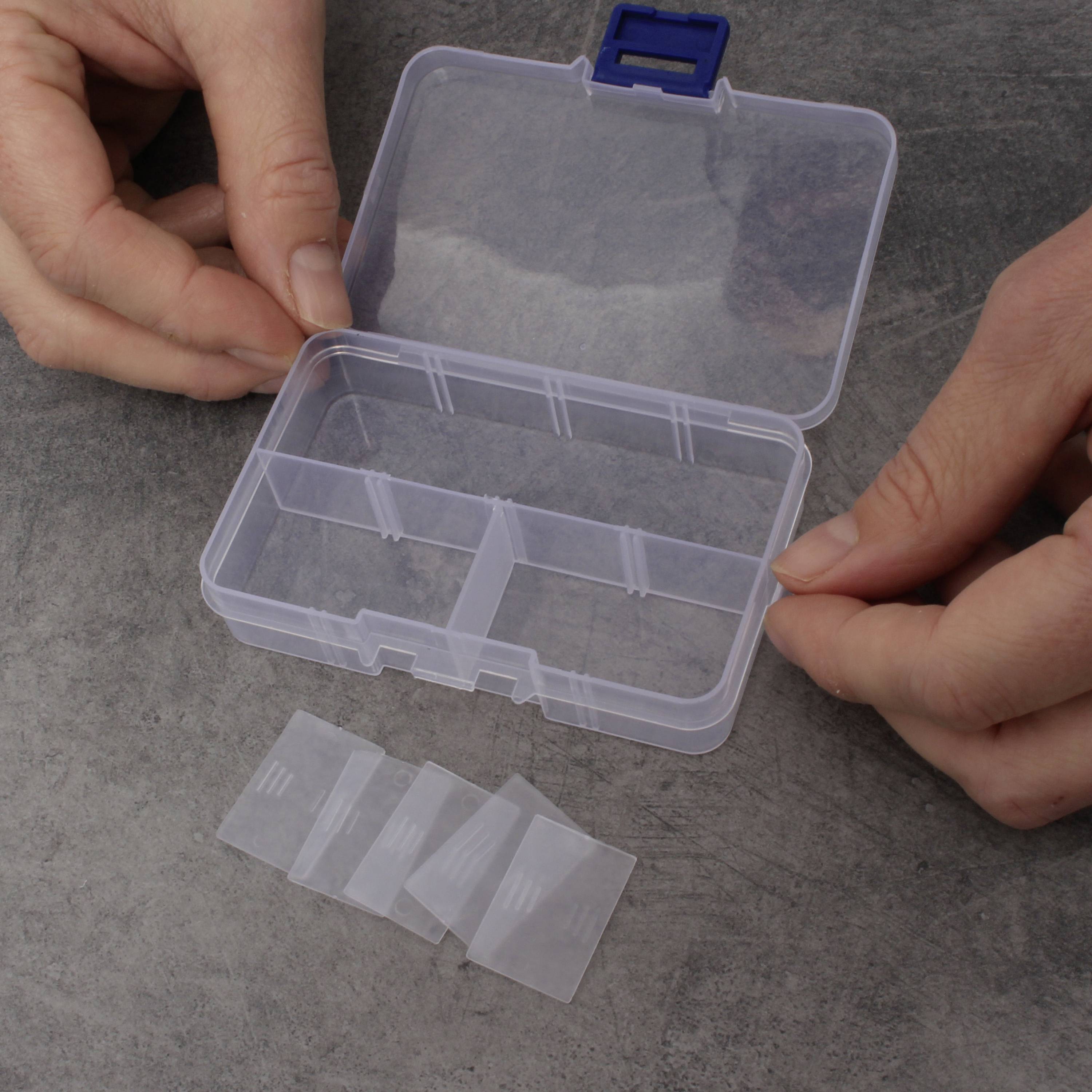 Quadrios 23SA084 Mallette de rangement (L x l x H) 10.6 x 6.5 x 2.3 cm Nombre de compartiments: 8 séparations variables Contenu