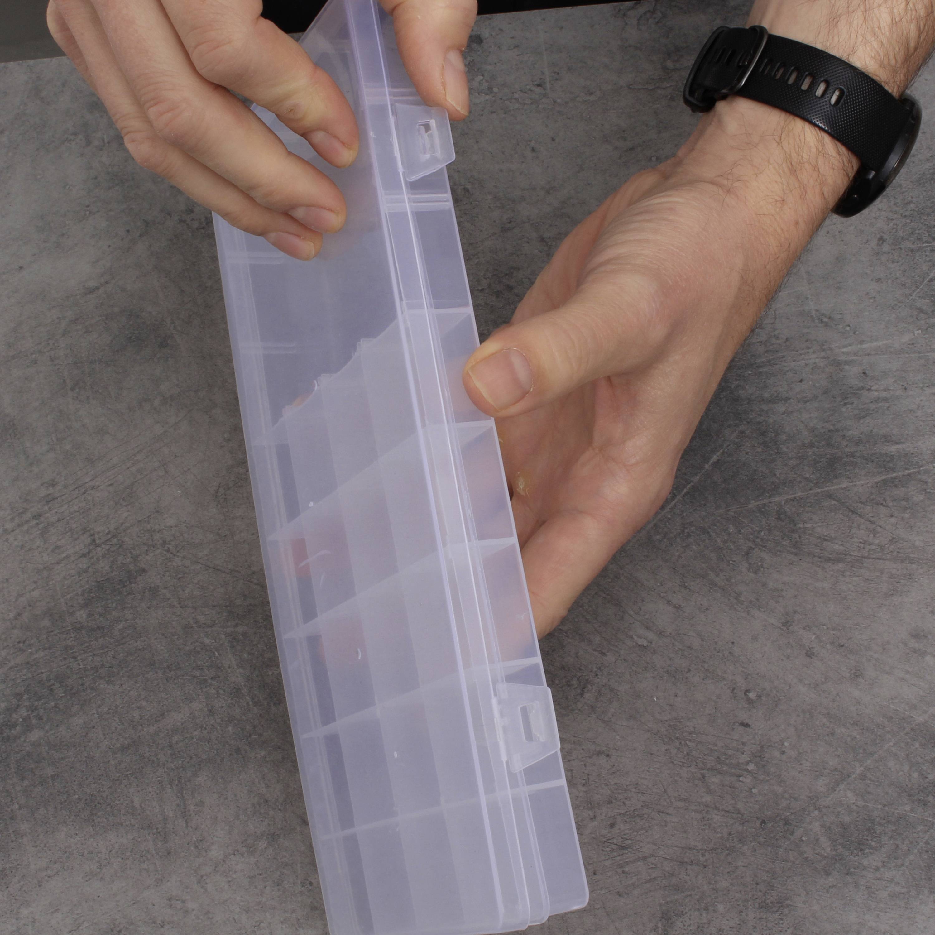 Quadrios 23SA087 Mallette de rangement (L x l x H) 26 x 13.2 x 2.2 cm Nombre de compartiments: 21 séparations fixes Contenu