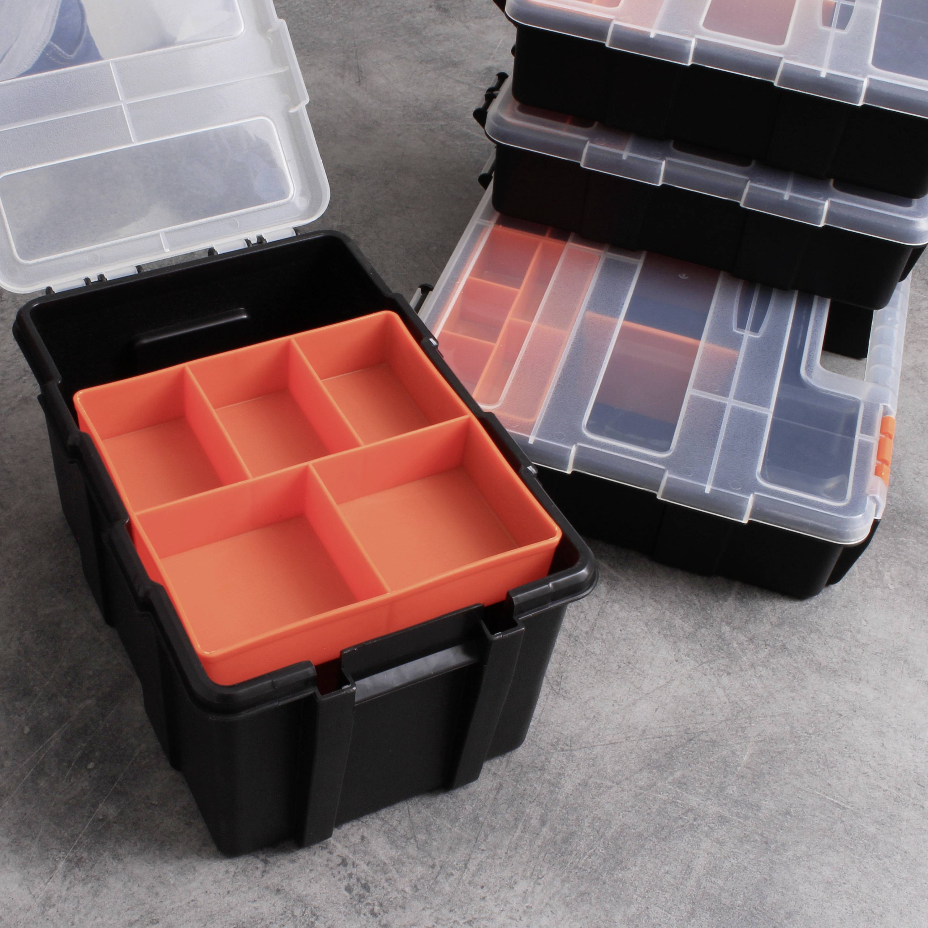 Quadrios 23SA097 Mallette de rangement séparations fixes Contenu 1 set