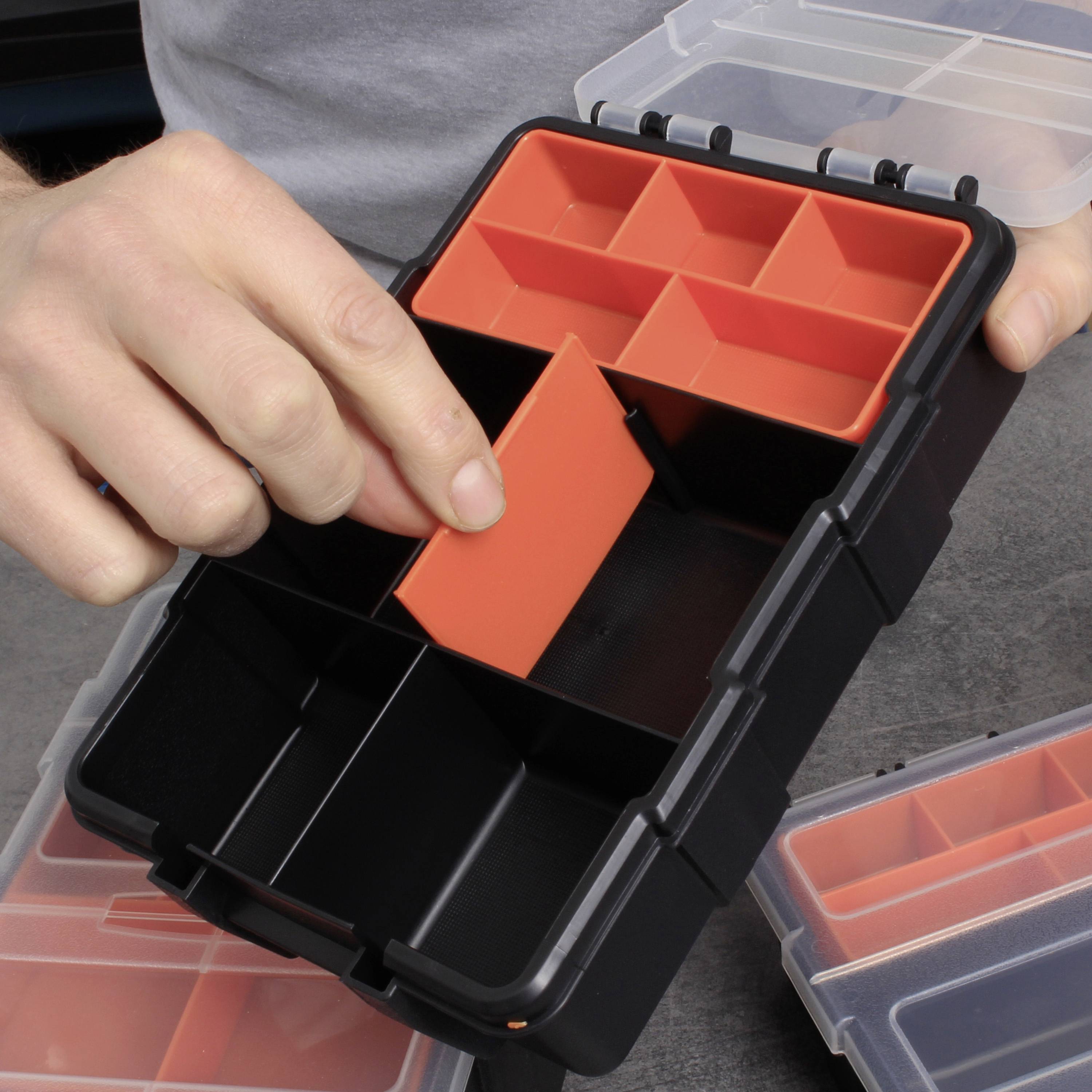 Quadrios 23SA097 Mallette de rangement séparations fixes Contenu 1 set