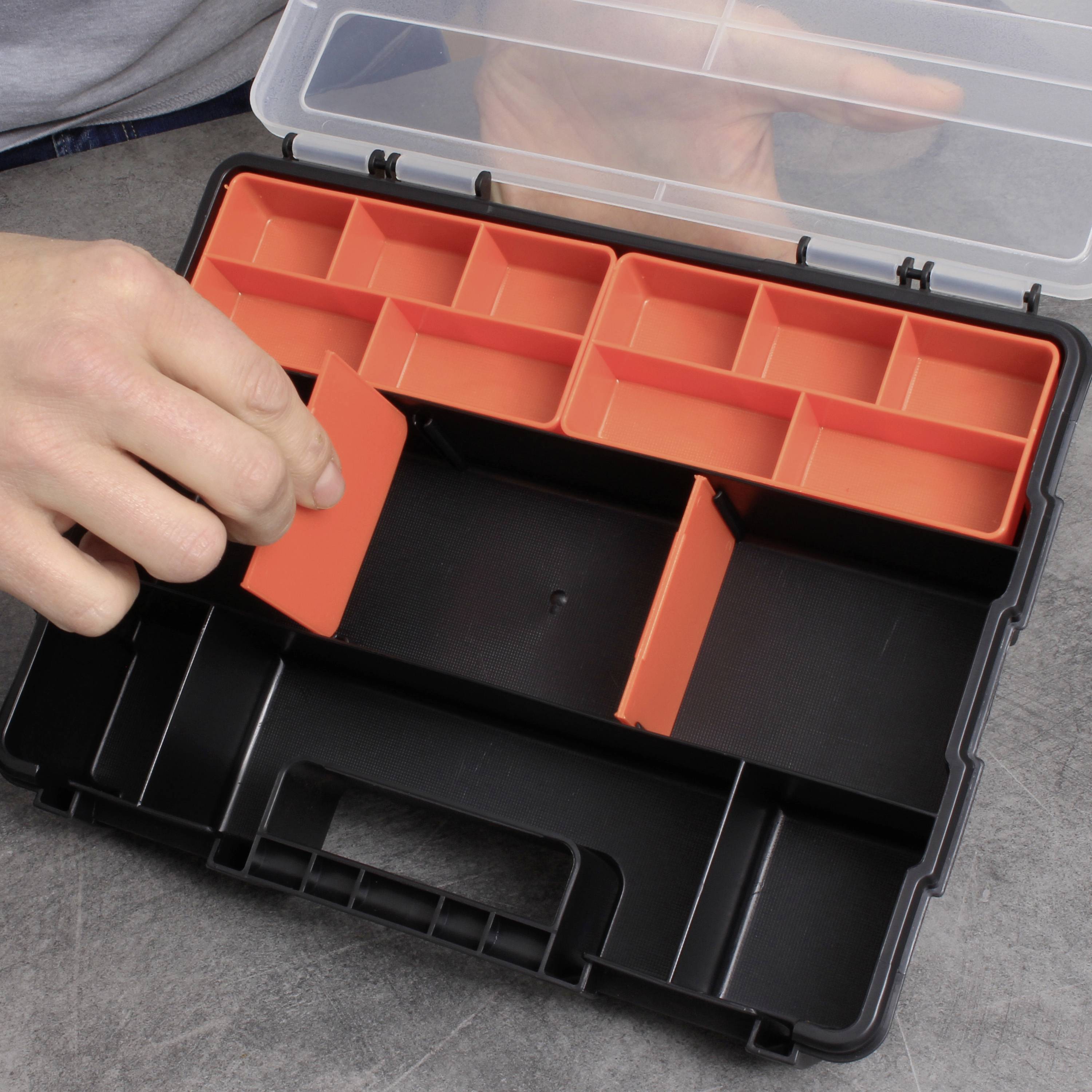 Quadrios 23SA097 Mallette de rangement séparations fixes Contenu 1 set