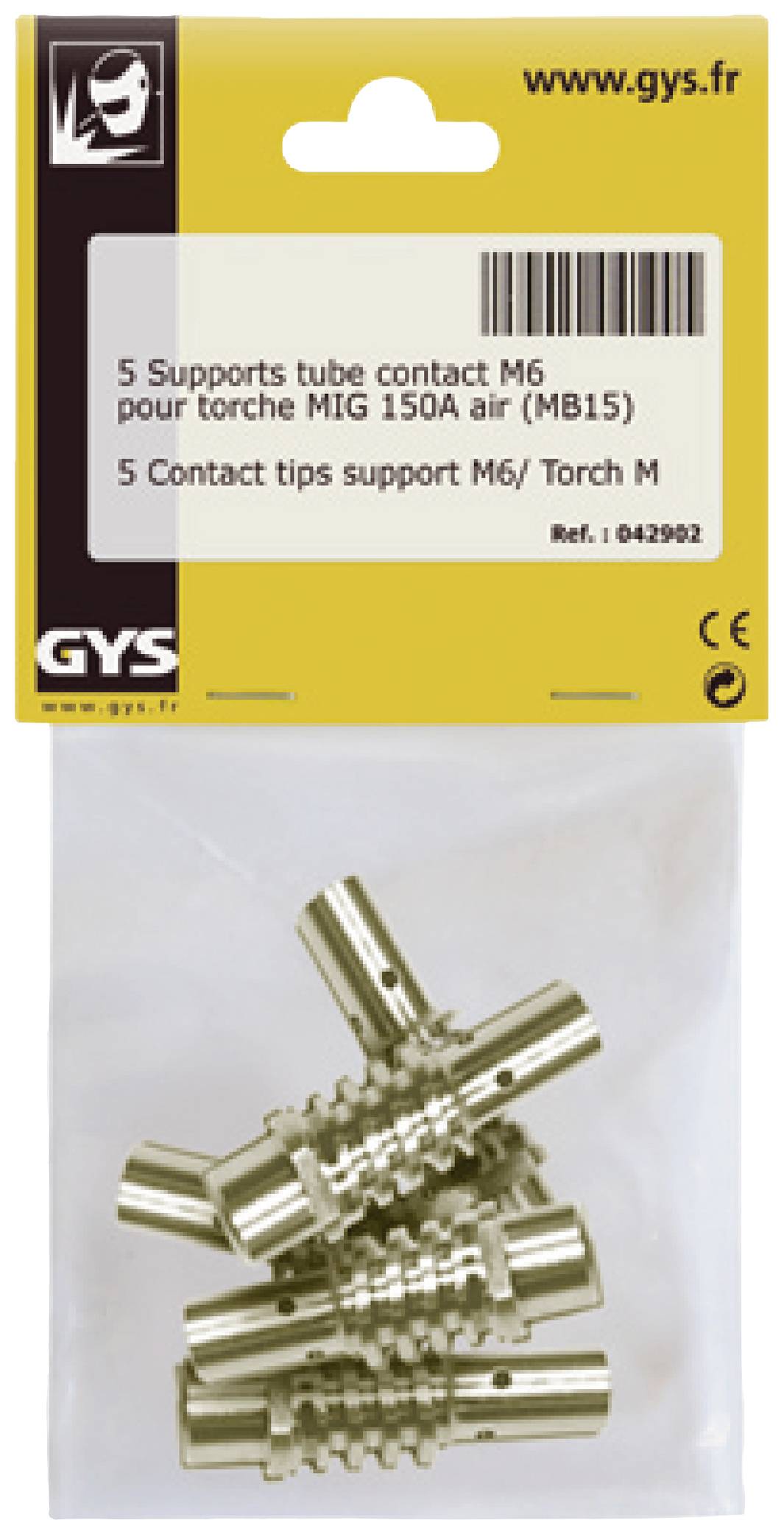 Toparc 042902 Porte-tube de contact - 150 A - MB15, 5