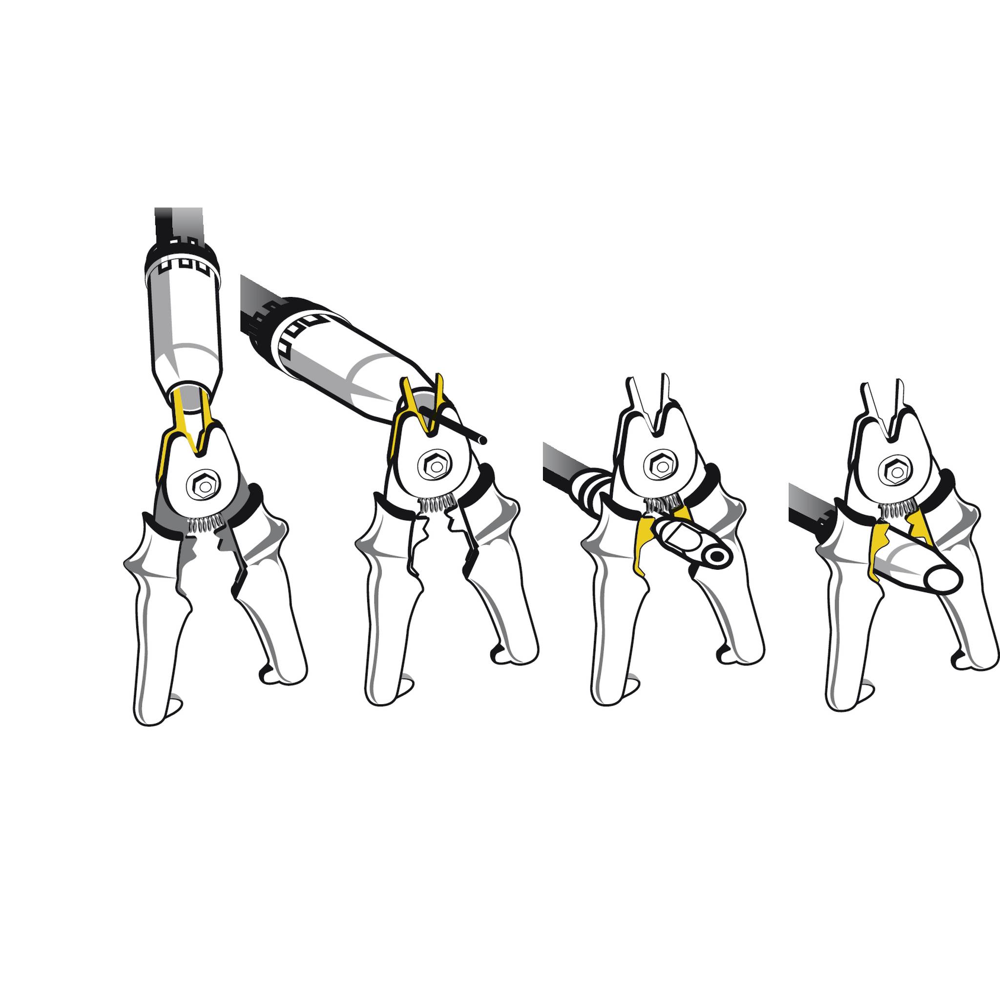 Toparc 041332 Pince spéciale MIG/MAG, buses 12-15 mm