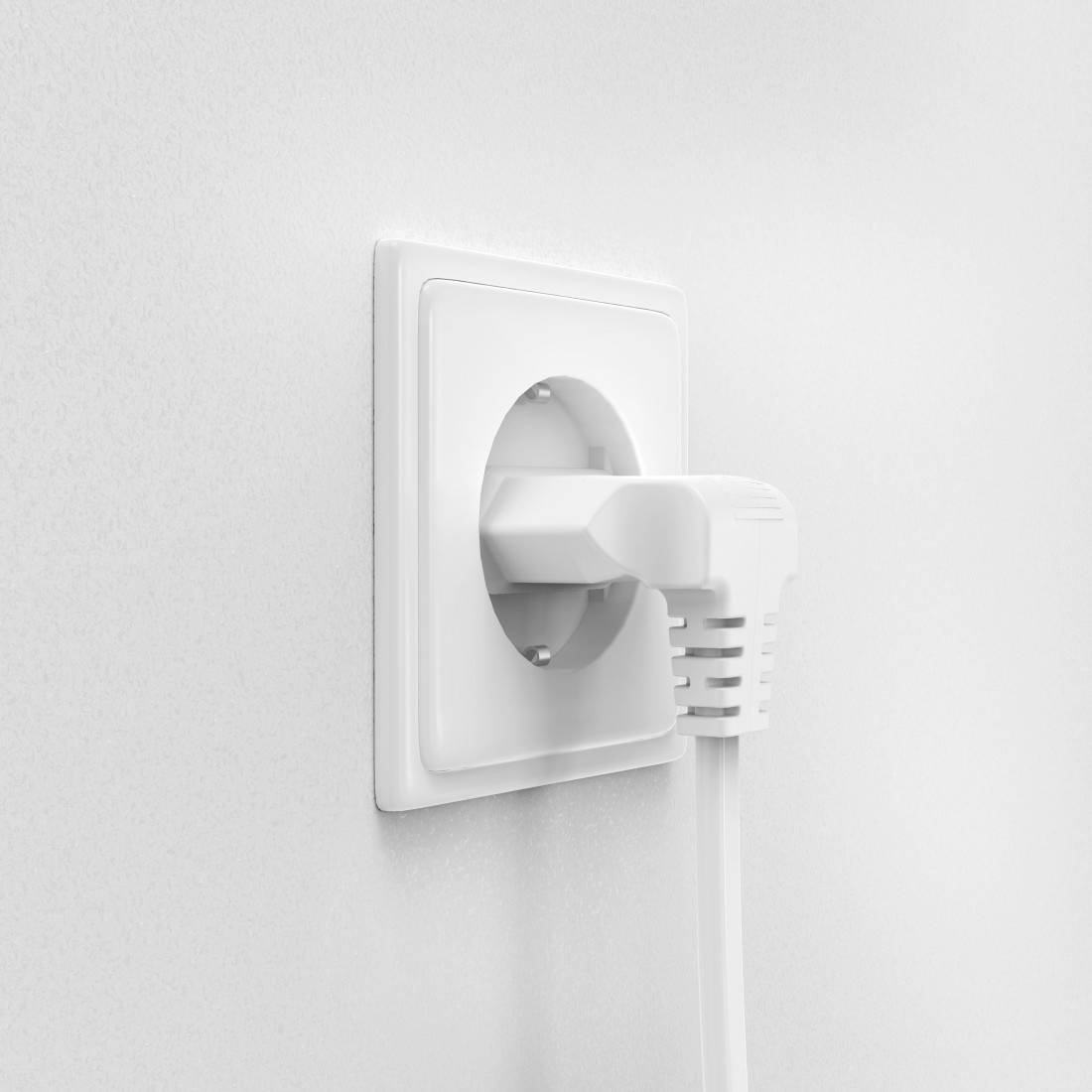 Hama 00221102 alimentation Cordon électrique blanc 5 m