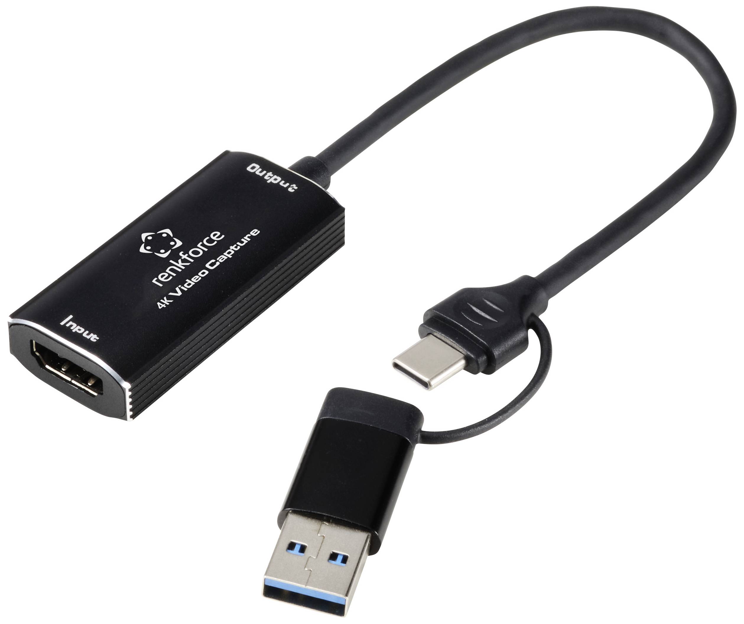 Renkforce RF-4KVC-100 Système de capture vidéo USB Plug and Play