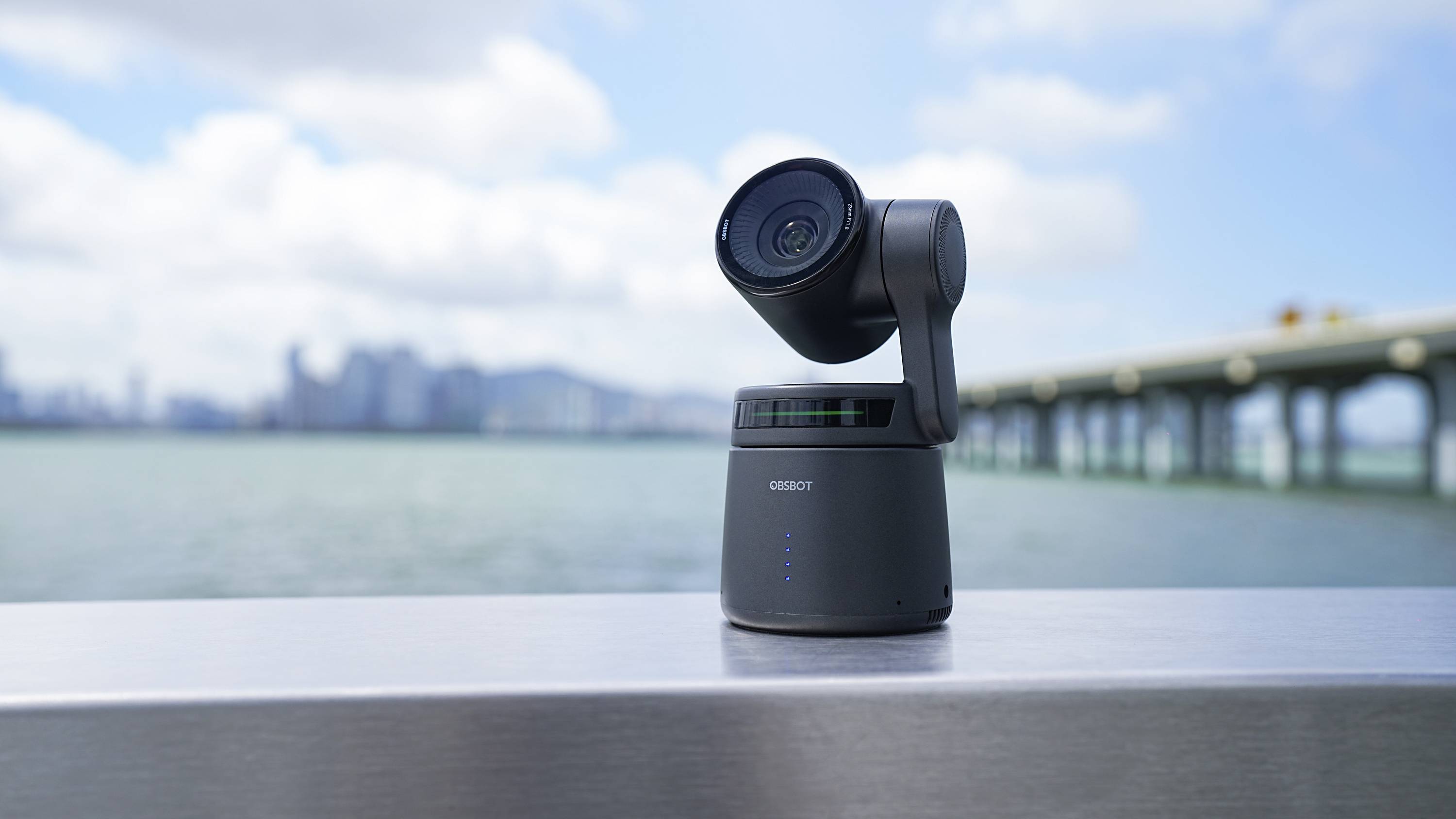 Webcam 4K Obsbot Tail Air 3840 x 2160 Pixel commande gestuelle, auto-tracking rapide par IA