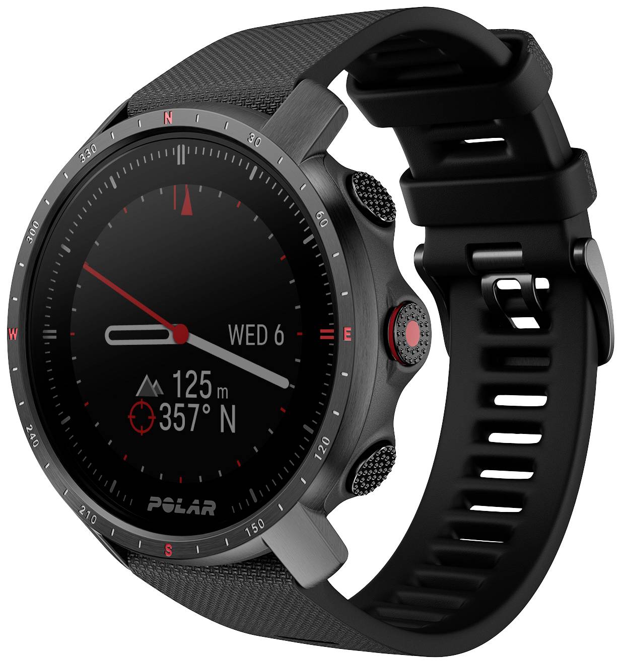 Polar GritX Pro Montre sport 47 mm noir