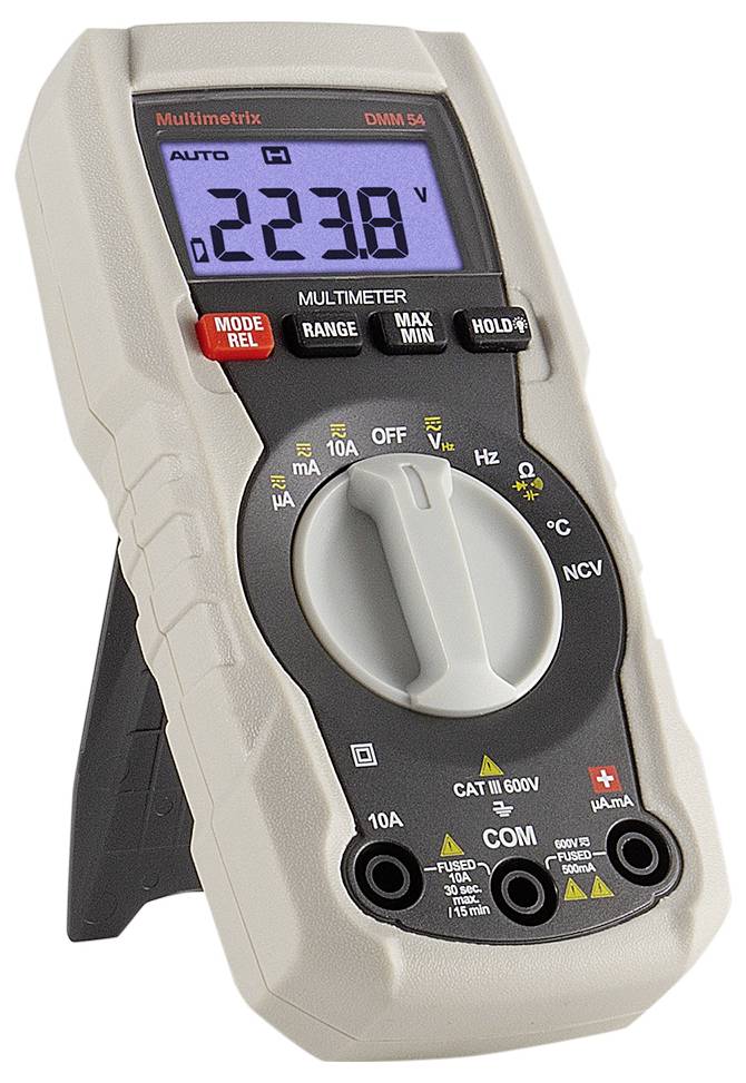 Multimetrix DMM 54 Multimètre numérique CAT III 600 V Affichage (nombre de points): 4000