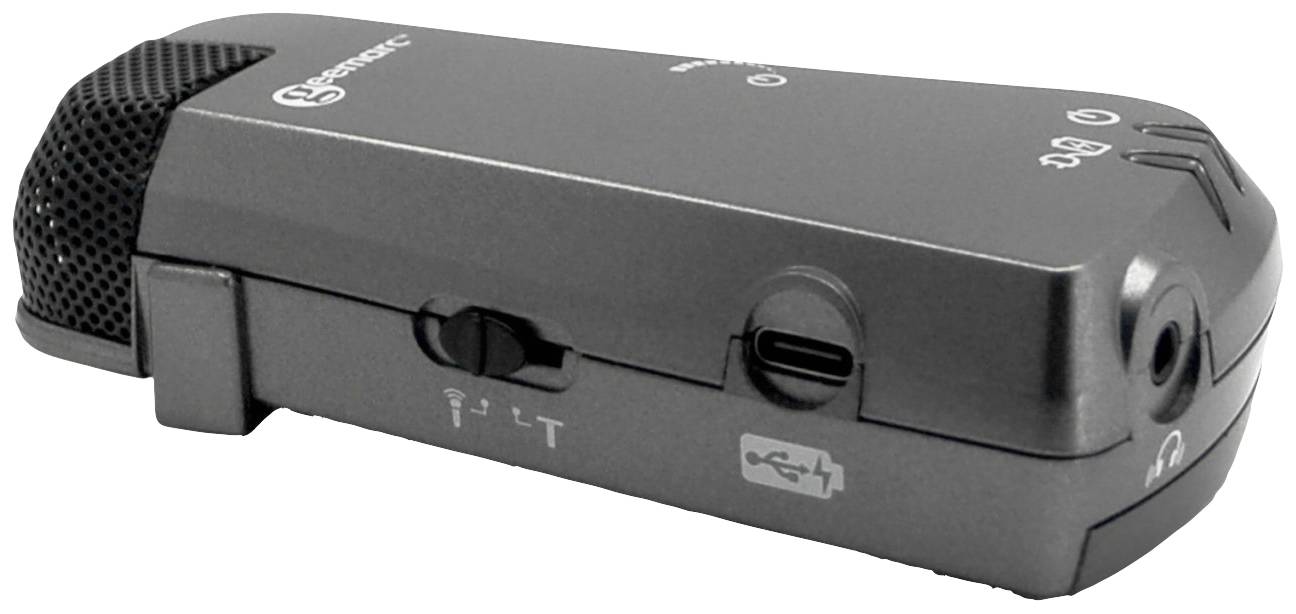 Un microscope portable gris au design arrondi, doté d'un port USB, adapté pour les agrandissements et analyses numériques.