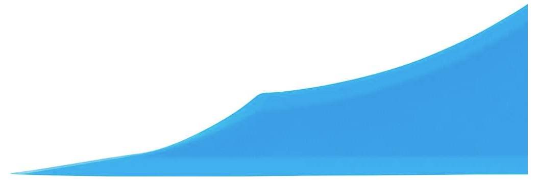 Un diagramme bleu montre une augmentation exponentielle.